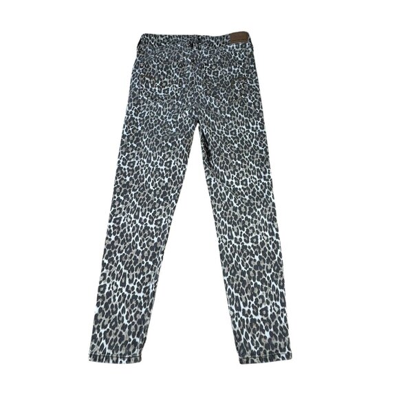 American Eagle Leopard Print Jegging Jeans Women's Sz 4 X -Short Ankle Stretch - Picture 11 of 13